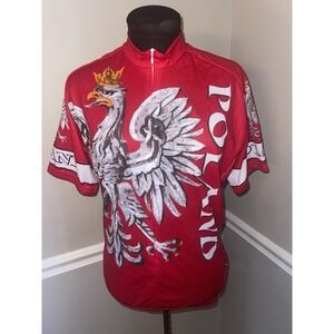 World Jerseys Poland Men's L Cycling Eagle